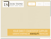 Tablet Screenshot of luxistone.com